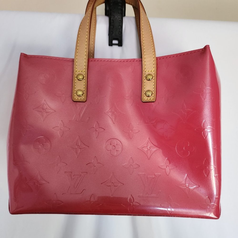 Auth Louis Vuitton Monogram Vernis Reade PM Pink